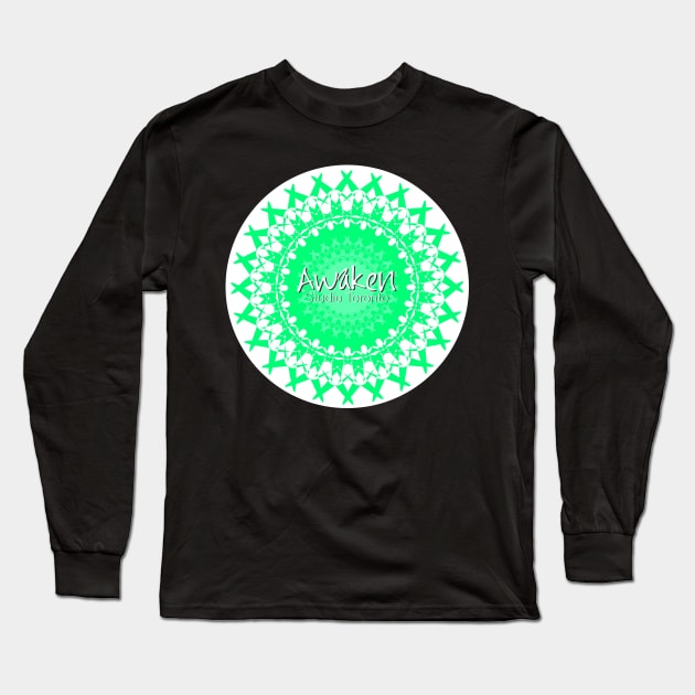 Awaken Mandala Long Sleeve T-Shirt by Awaken Studio Toronto